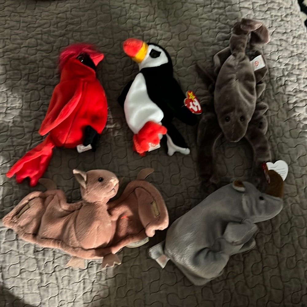 vintage ty 1990’s beanie babies sold separately